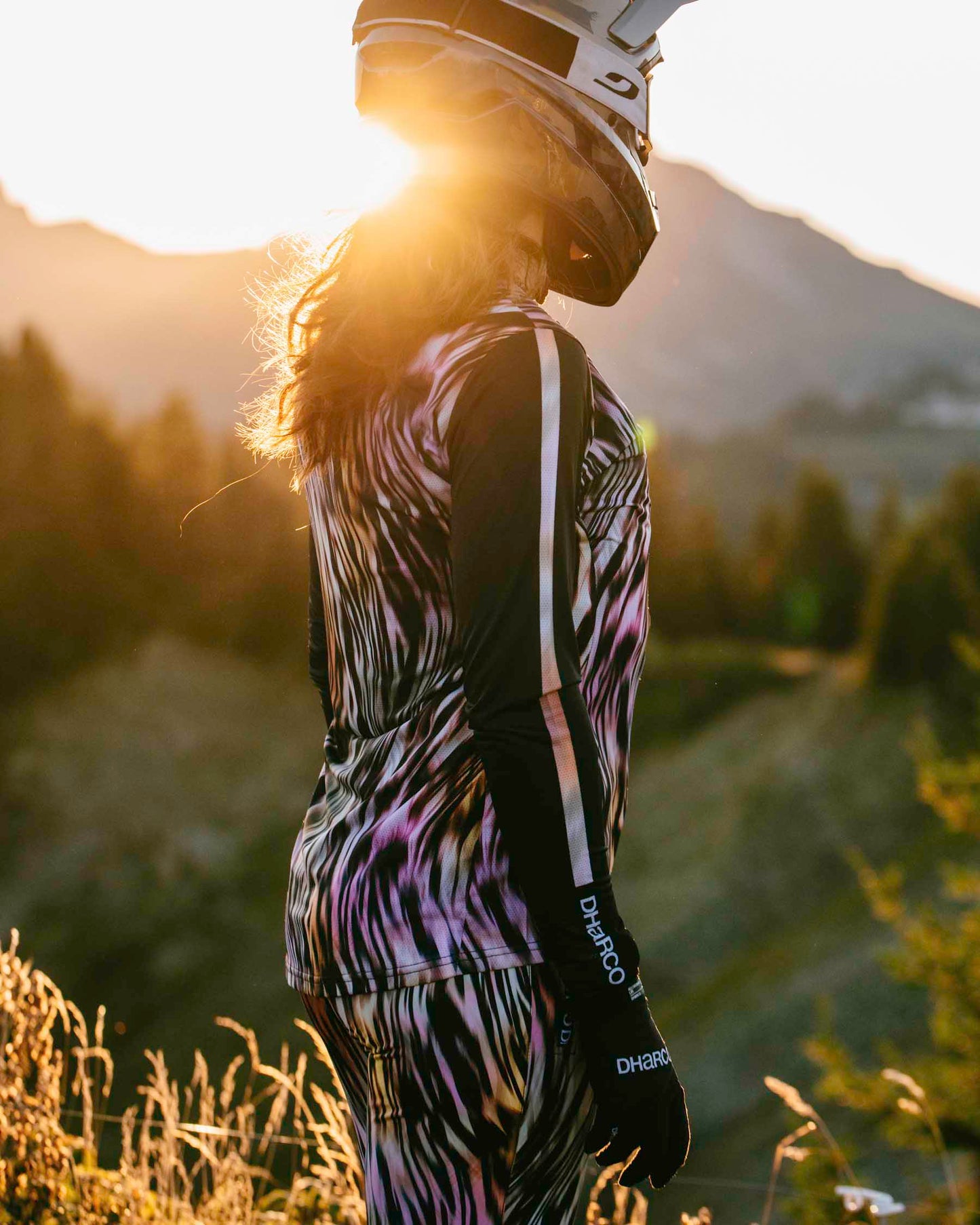 DHARCO RACE ACID SAFARI Trikot Langarm Women Multi