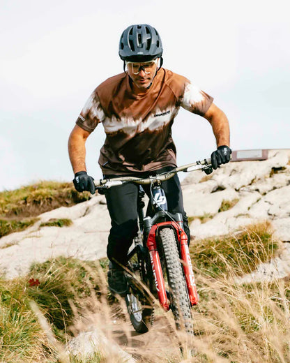 DHARCO DUNE Kurzarm-Trikot Braun
