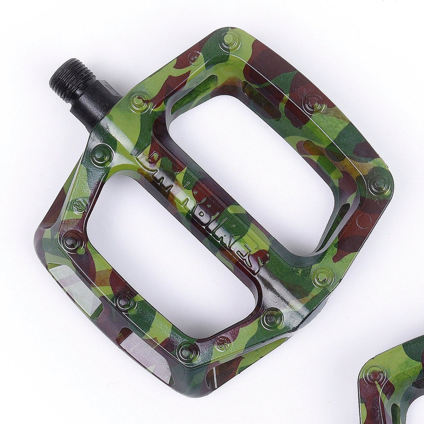 Pedale flach DMR V6 Grün Camo