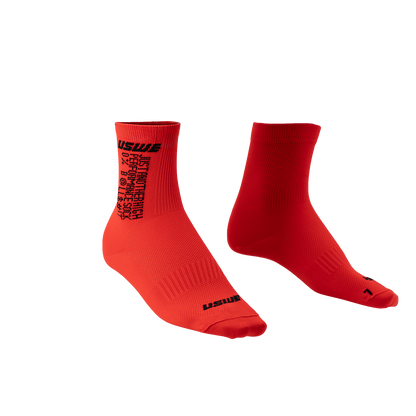 Socken USWE X MTB Rot