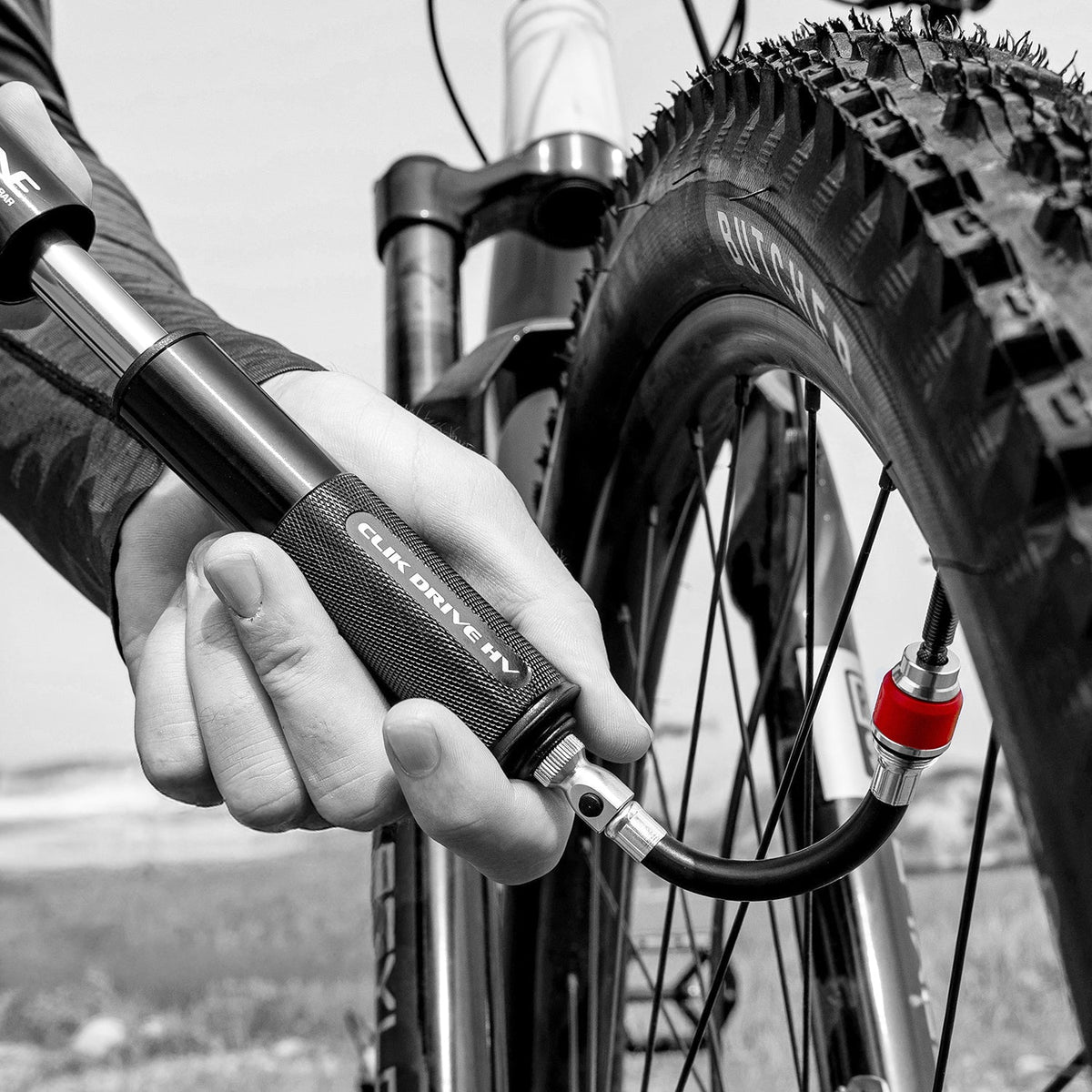 LEZYNE ABS-Schlauch für CLIK-Ventile, Schwarz