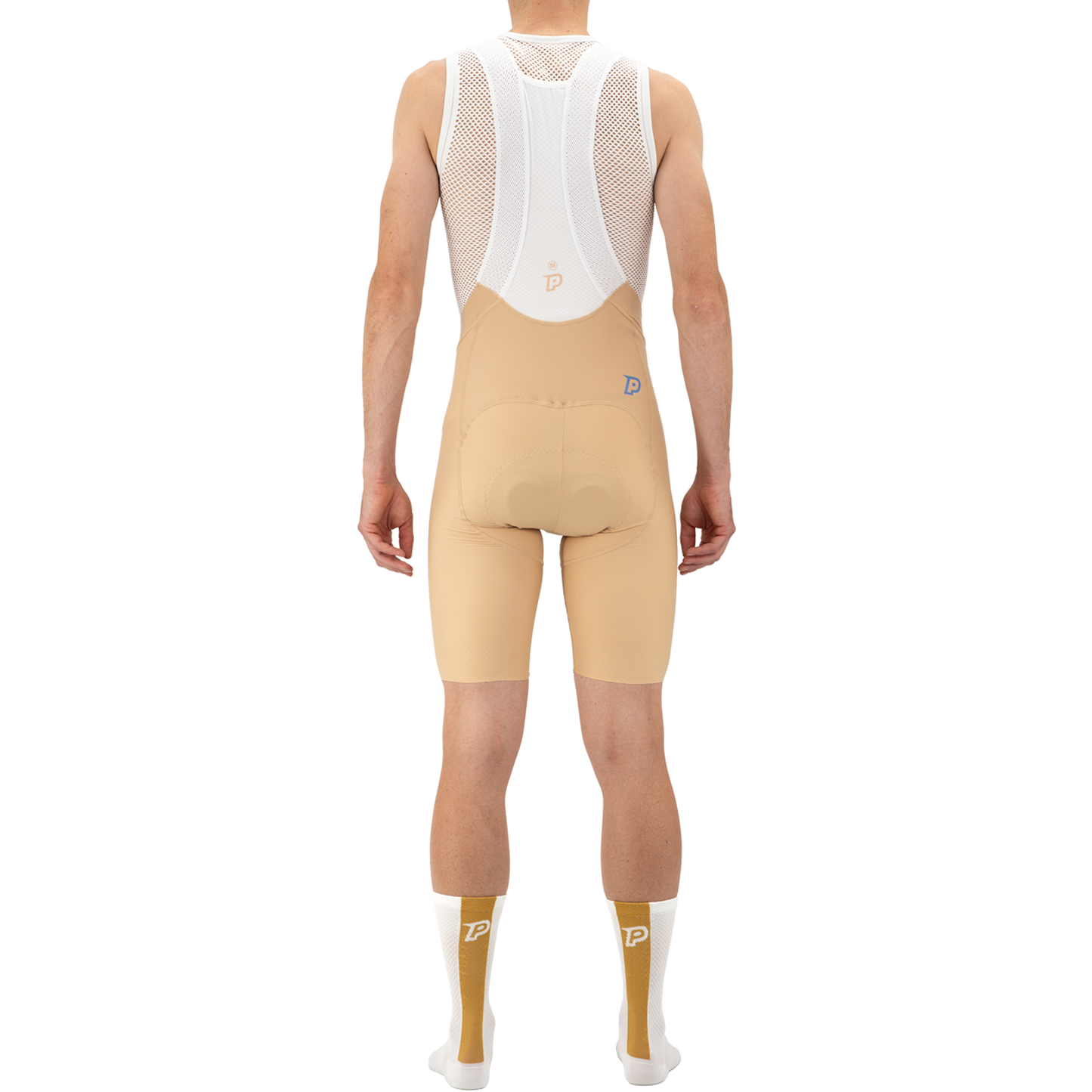 Kurze Trägerhose PROBIKESHOP Beige