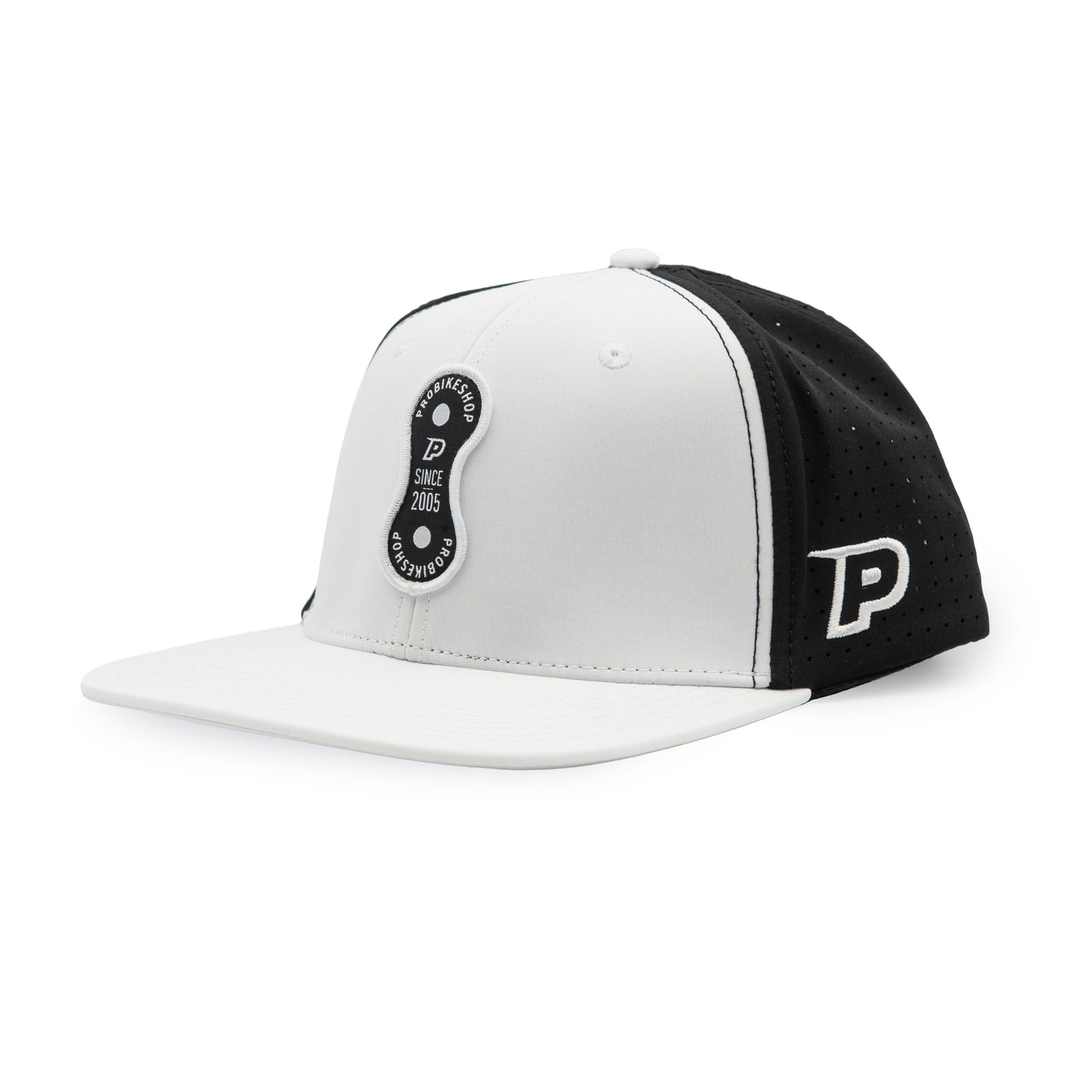 Kappe PROBIKESHOP SNAPBACK Weiß/Schwarz