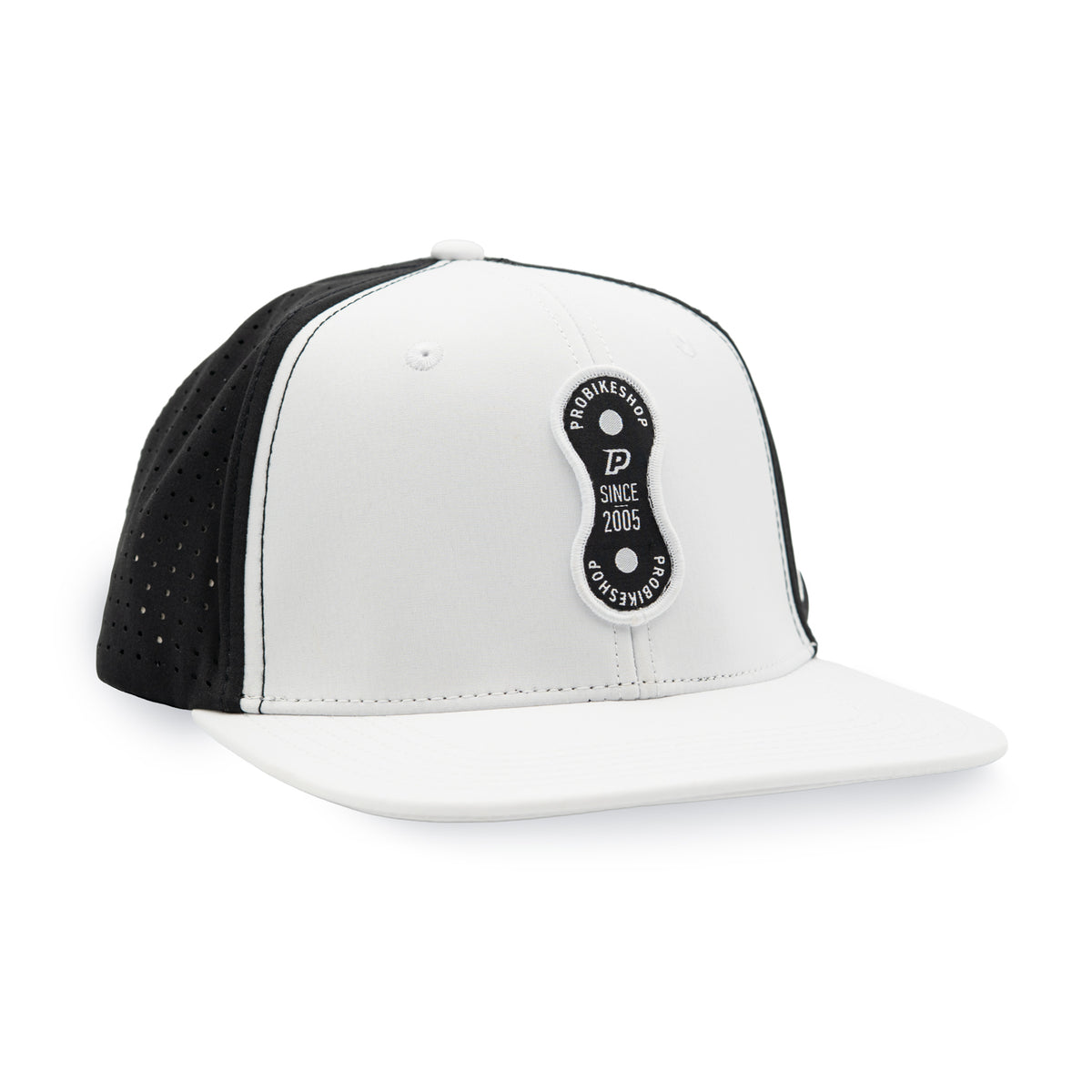 Kappe PROBIKESHOP SNAPBACK Weiß/Schwarz