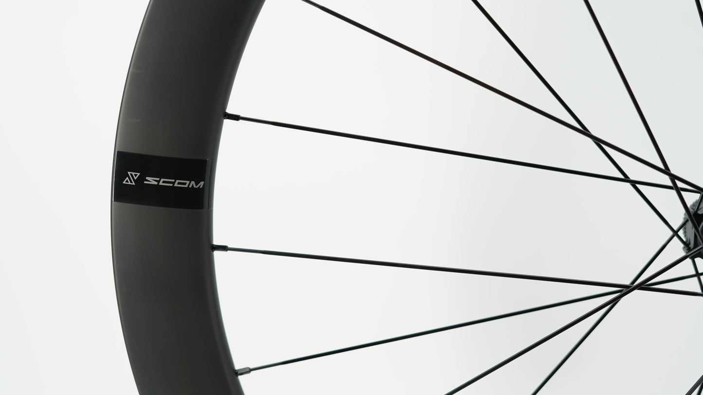 Paar SCOM CORSA 45 Tubeless Ready-Laufräder (Center Lock)