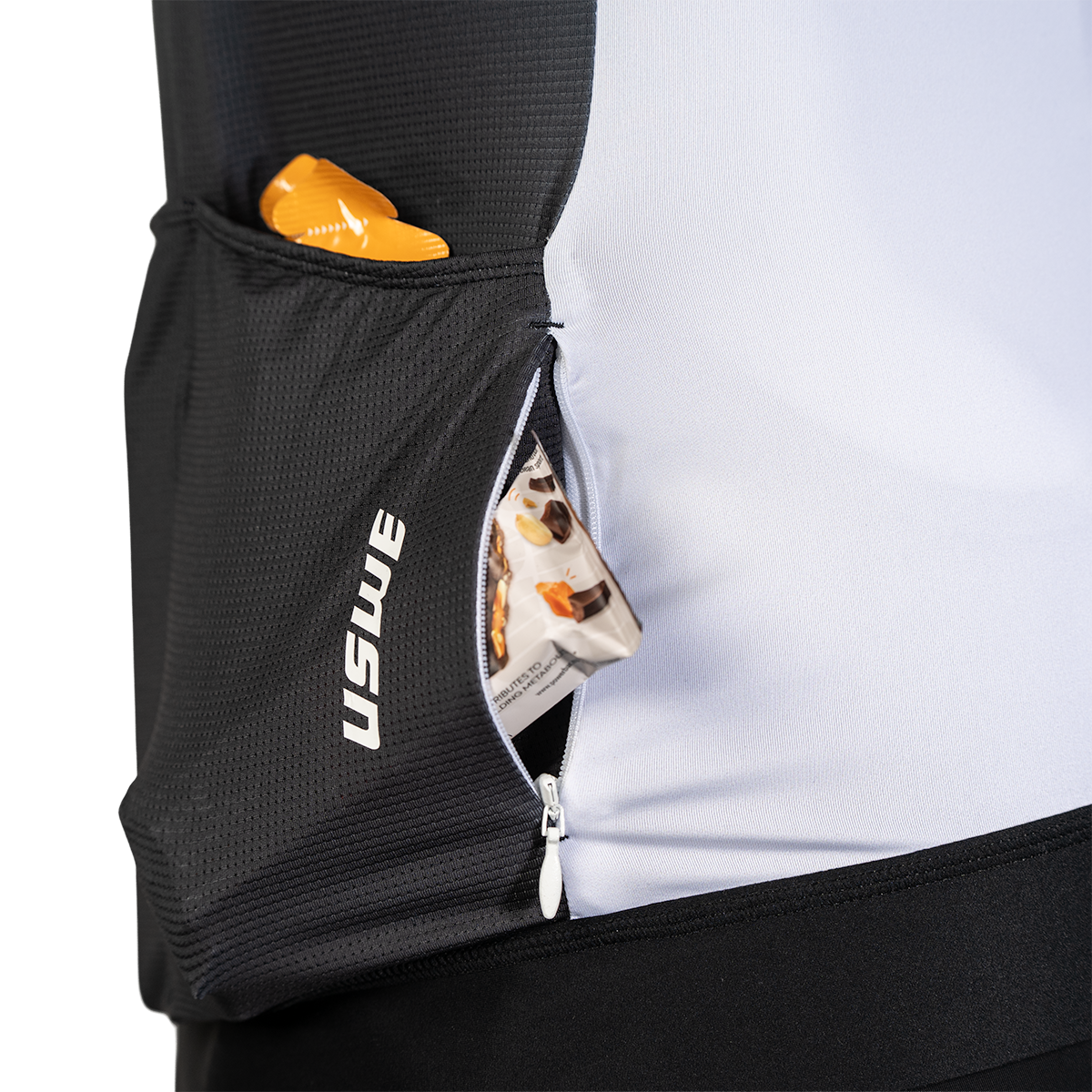 USWE GRUS GRAVEL Kurzarmtrikot Weiß