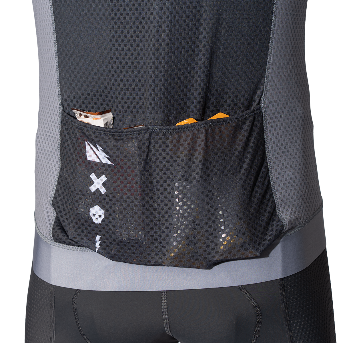 USWE VENT GRAVEL Kurzarmtrikot Schwarz