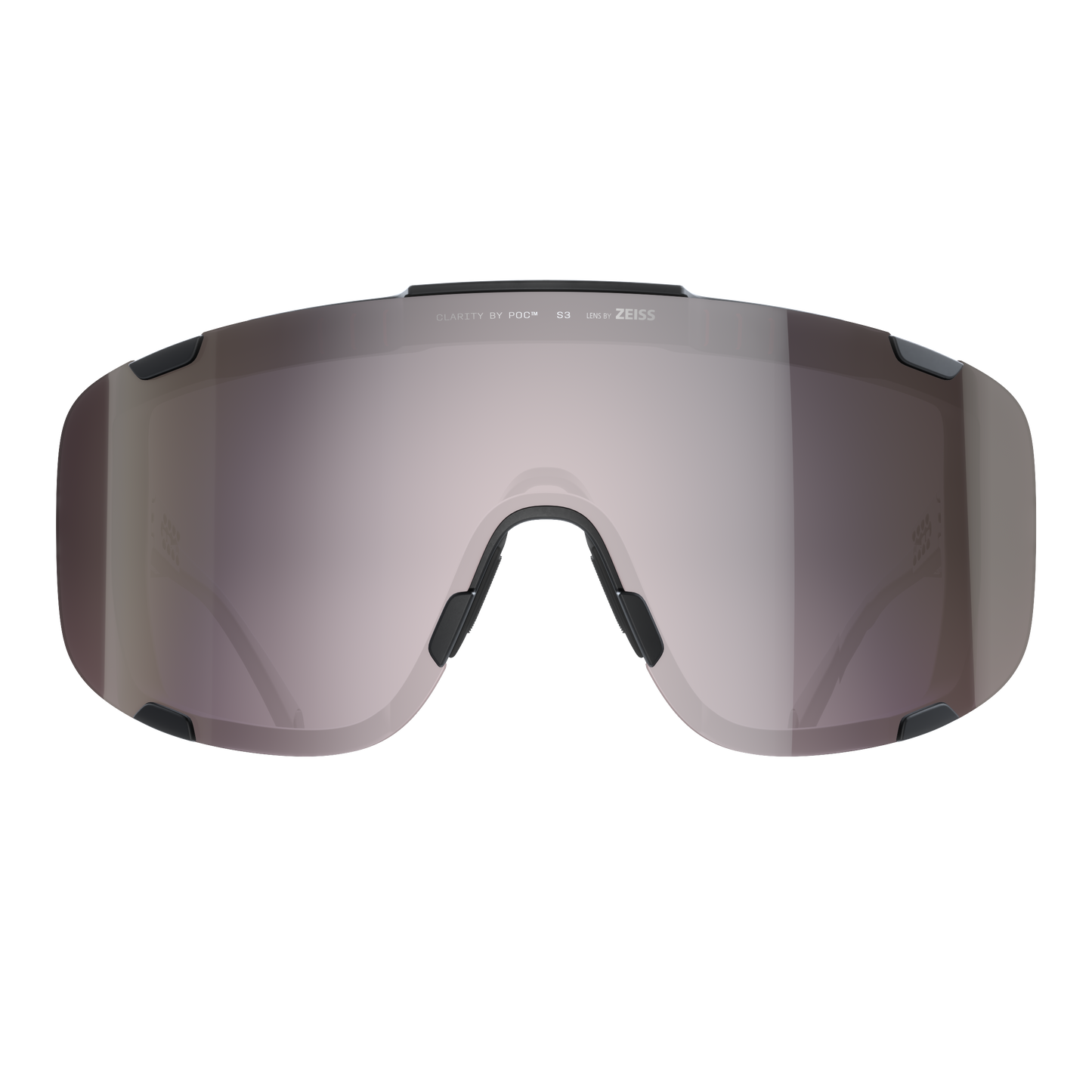 Brille POC DEVOUR + Schwarz Glas Clarity Road Sunny Silver
