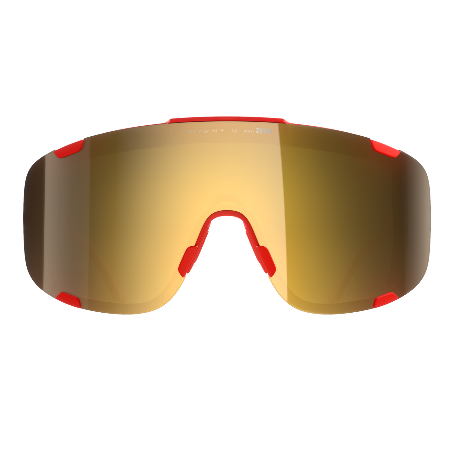 Brille POC DEVOUR + Rot Glas Clarity Road Partly Sunny Gold
