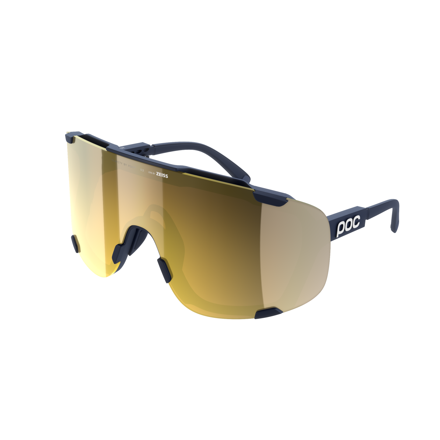POC DEVOUR + Marine Brillengläser Clarity Road Partly Sunny Gold
