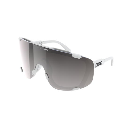 POC DEVOUR WF + Brille Weiß/Clarity Road/Sunny Silver