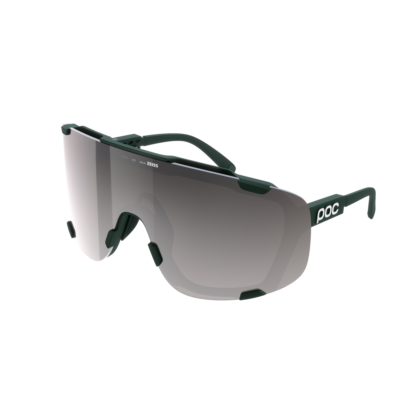 POC DEVOUR WF + Brille Khaki/Clarity Road/Sunny Silver