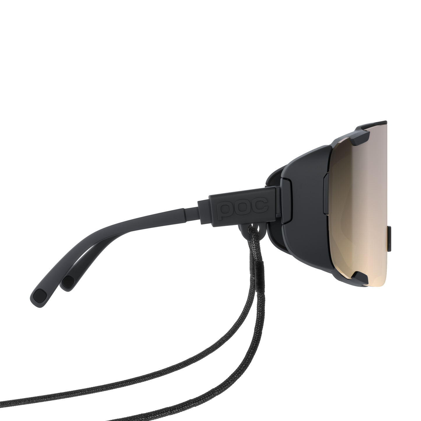 POC DEVOUR ULTRA + Brille Schwarz Clarity Trail/Partly Sunny Silver Glas