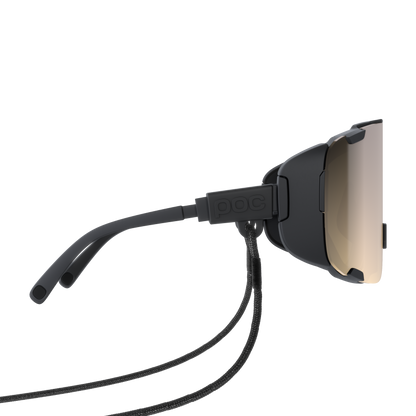 Brille POC DEVOUR ULTRA + Schwarz Glas Clarity Trail Partly Sunny Silver