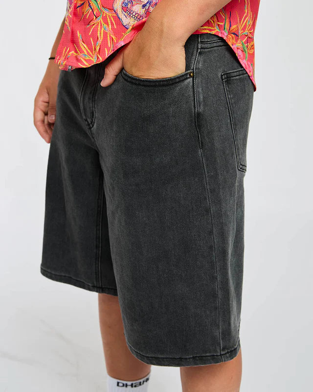 Shorts DHARCO JORT UNISEX COASTAL WASH Schwarz