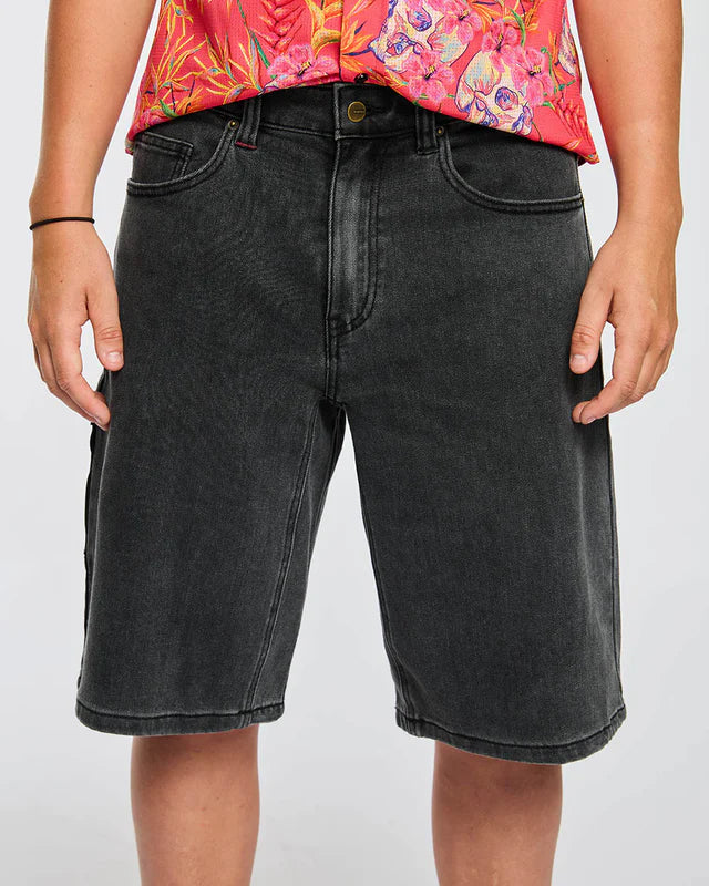 Shorts DHARCO JORT UNISEX COASTAL WASH Schwarz