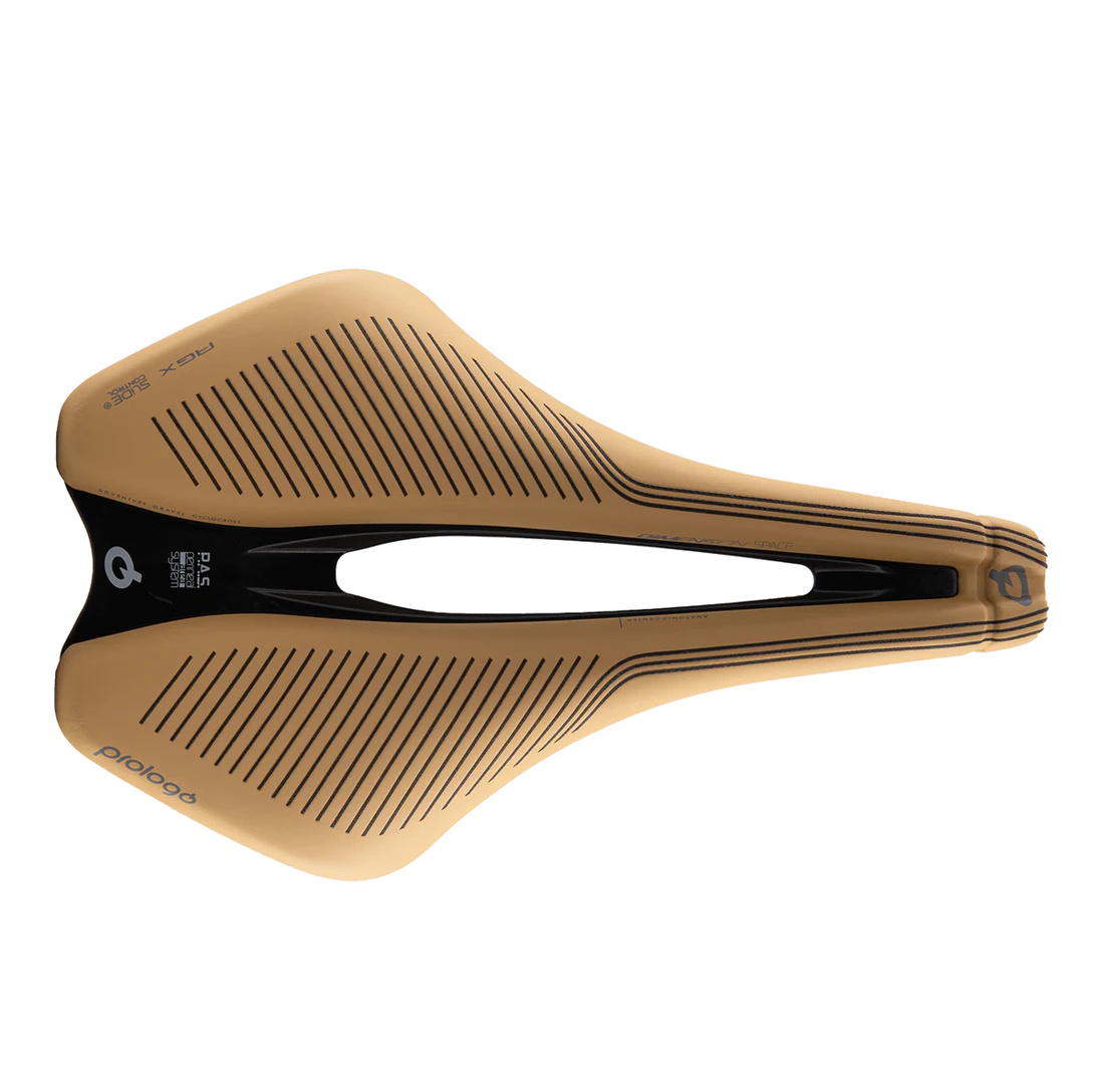 Sattel PROLOGO DIMENSION AGX SPACE SLIDE CONTROL Rails Tirox beige