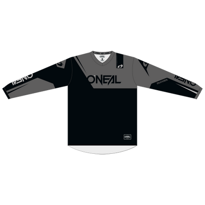 O'NEAL ELEMENT RACEWEAR Junior Langarm-Trikot Schwarz/Grau