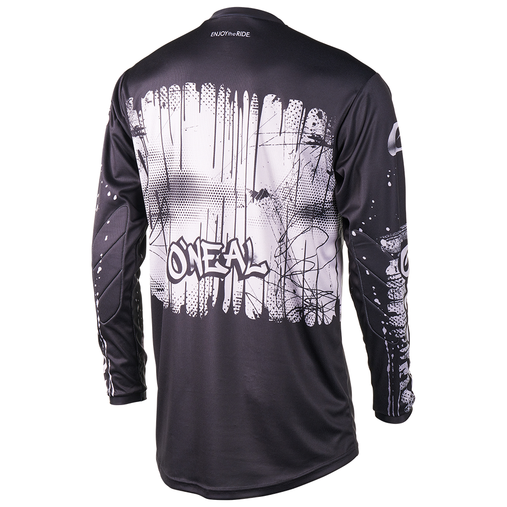 Trikot O'NEAL ELEMENT RANCID Langarm Junior Schwarz/Grau