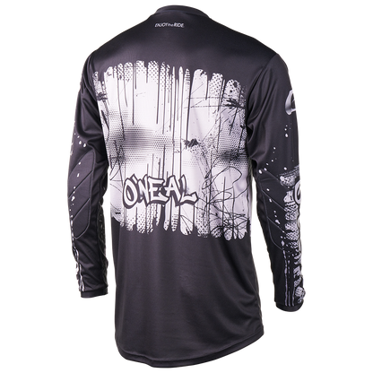 Trikot O'NEAL ELEMENT RANCID Langarm Junior Schwarz/Grau
