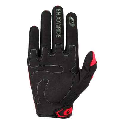 Handschuhe O'NEAL ELEMENT RACEWEAR Junior Schwarz/Rot