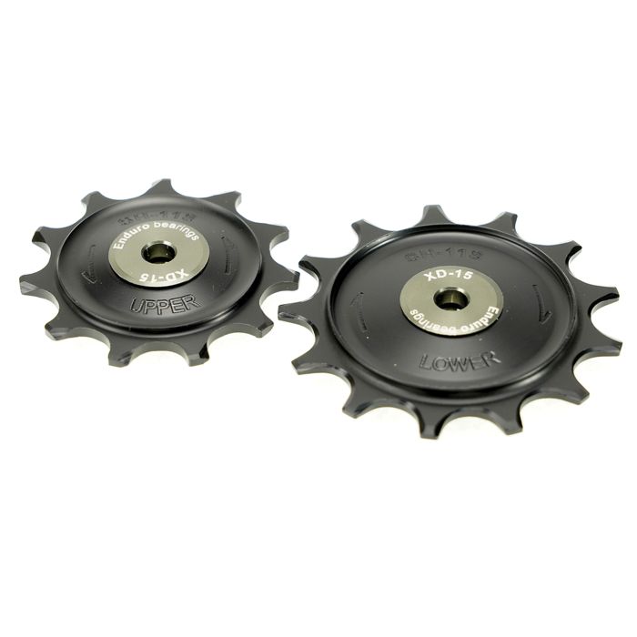 ENDURO BEARINGS Schaltwerksrollen - XD-15 - Shimano GRX - 11s 1X - Black