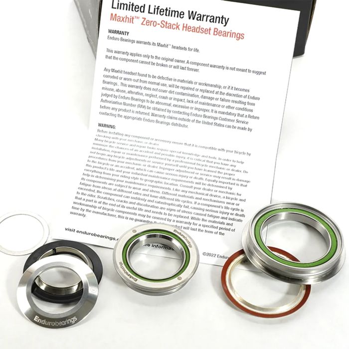 Steuersatz ENDURO BEARINGS Maxhit 1"1/8 - 1.5" ZS44mm/ZS56mm Black
