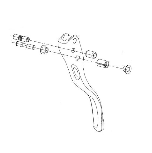 LINKER BREMSHEBEL CAMPAGNOLO CHORUS 12V 2020