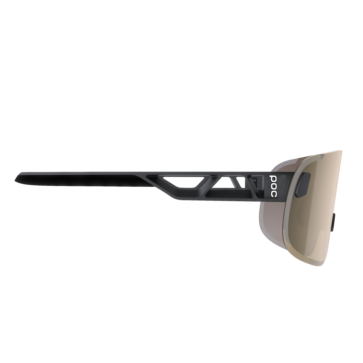 POC ELICIT + Brille Schwarz/Clarity Trail/Partly Sunny Silver