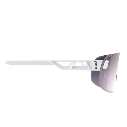 Brille POC ELICIT + Weiß Scheibe Clarity Road Sunny Silver