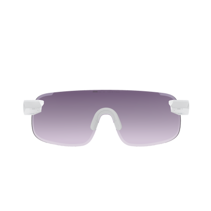 Brille POC ELICIT + Weiß Scheibe Clarity Road Sunny Silver