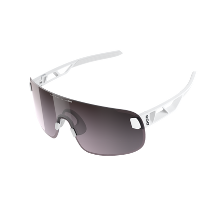Brille POC ELICIT + Weiß Scheibe Clarity Road Sunny Silver