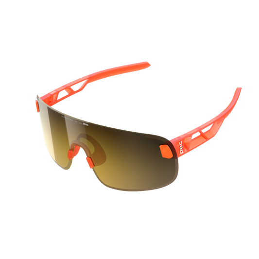 POC ELICIT + Brille Orange Transluzent/Clarity Road/ Sunny Gold