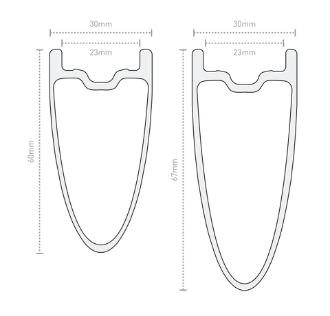 Laufrad hinten ENVE SES 6.7 Tubeless Ready (Center Lock) Schwarz