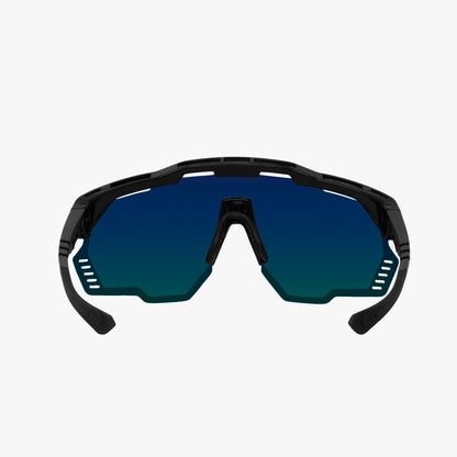 Brille SCICON AEROSHADE KUNKEN Schwarz Multimirror Blau