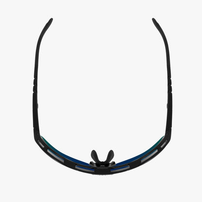 Brille SCICON AEROSHADE KUNKEN Schwarz Multimirror Blau