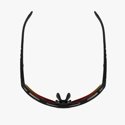 Brille SCICON AEROSHADE KUNKEN Schwarz Multimirror Rot