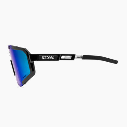 Brille SCICON AEROSCOPE Schwarz Multimirror Blau