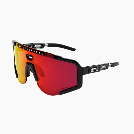 SCICON AEROSCOPE Brille Schwarz Multimirror Blau
