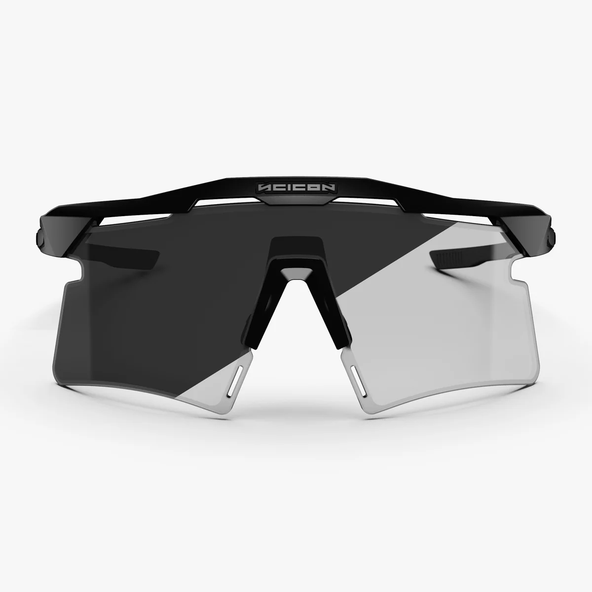 SCICON AEROSHADE 2.0 TITANIUM Brille Schwarz Matt Photochromatisches Glas Grey