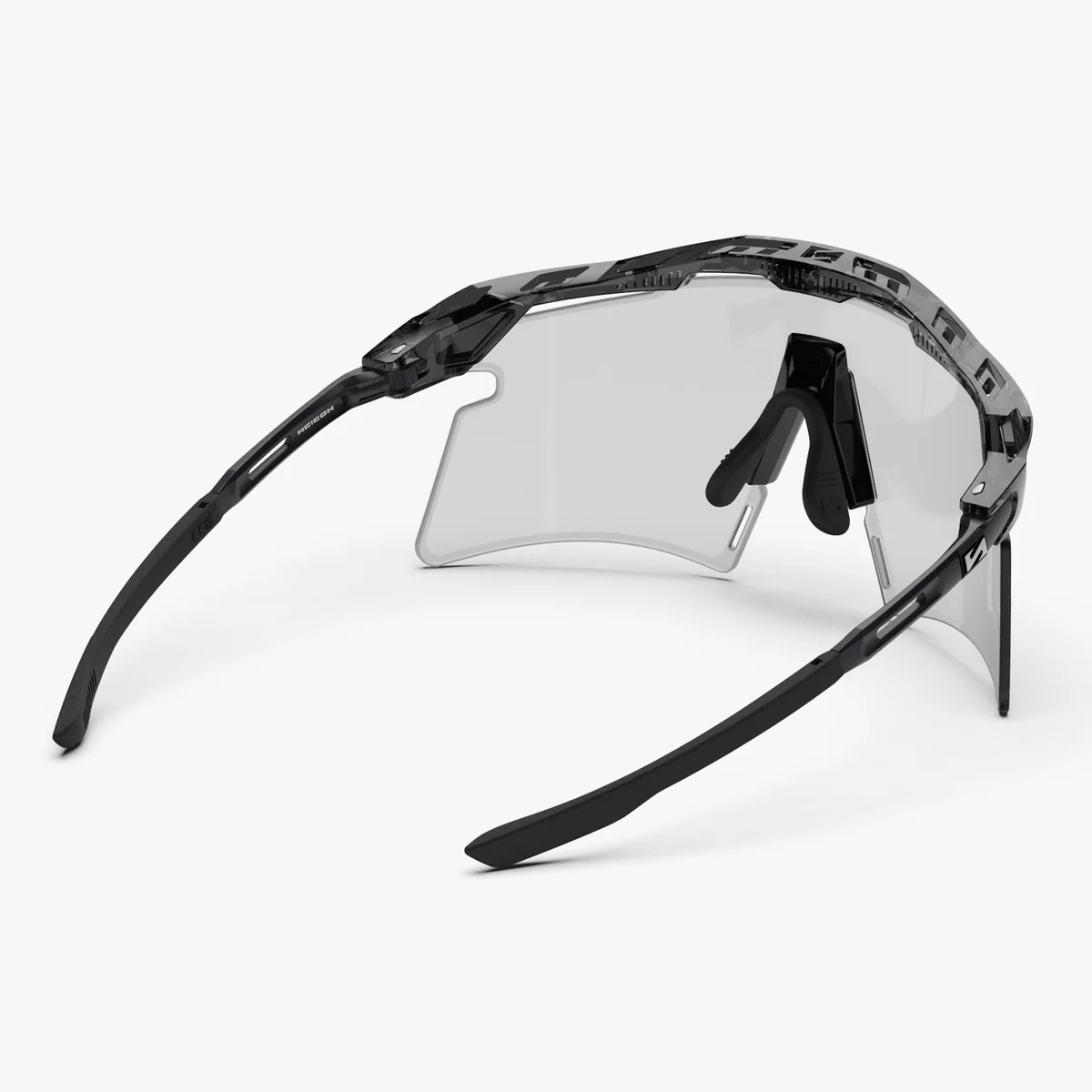 SCICON AEROSHADE 2.0 TITANIUM Brille Schwarz Crystal Gloss Photochromatisches Glas Grey