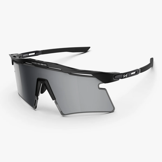 SCICON AEROSHADE 2.0 TITANIUM Brille Schwarz Matt Multimirror Glas Silver + Pink
