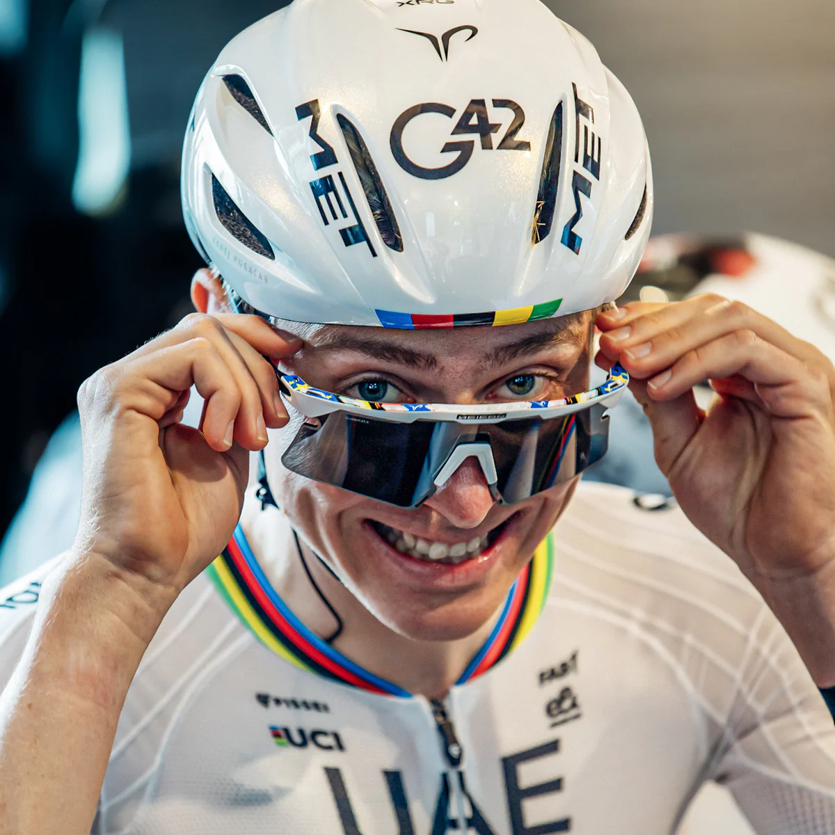 SCICON AEROSHADE 2.0 TITANIUM WC EUROPEAN CHAMPION Brille Multimirror Glas Blue Green + Pink