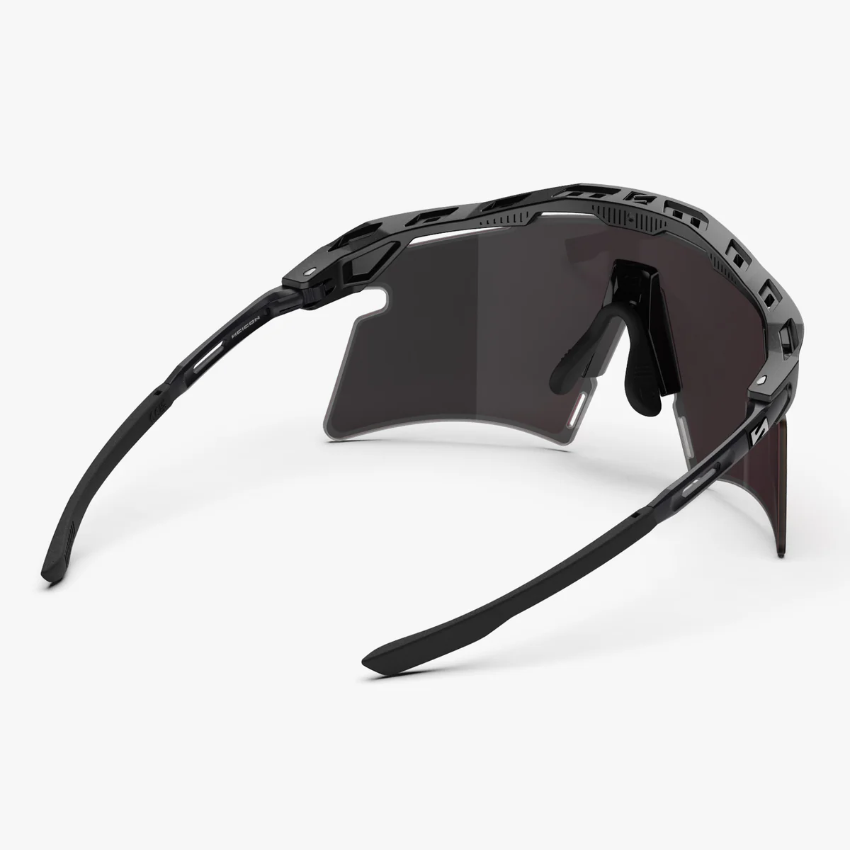 SCICON AEROSHADE 2.0 TITANIUM Brille Schwarz Matt Multimirror Glas Sunburts + Pink
