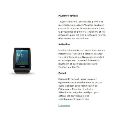 BOSCH NYON Display-Komplettkit