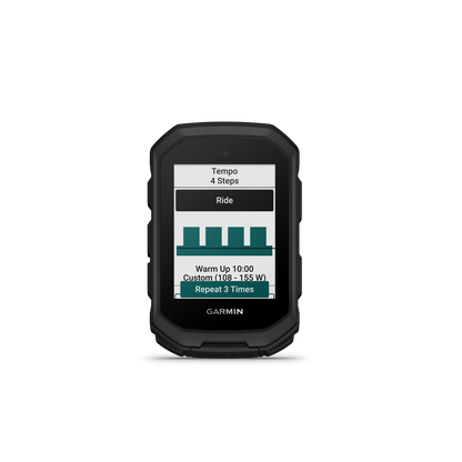GARMIN EDGE MTB GPS-Fahrradcomputer — Vorderansicht mit Verteilung der Trainingsbelastung