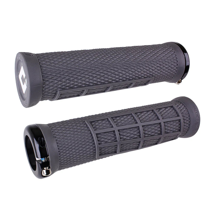 ODI ELITE FLOW Lock-On-Griffe 130 mm, grau