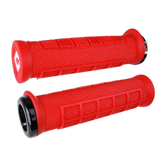 ODI ELITE PRO V2.1 Lock-on 130 mm Grips Rot