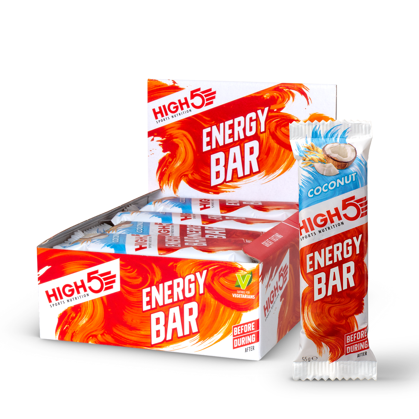 HIGH5 ENERGY BAR Energie-Riegel (55g) Kokosnuss