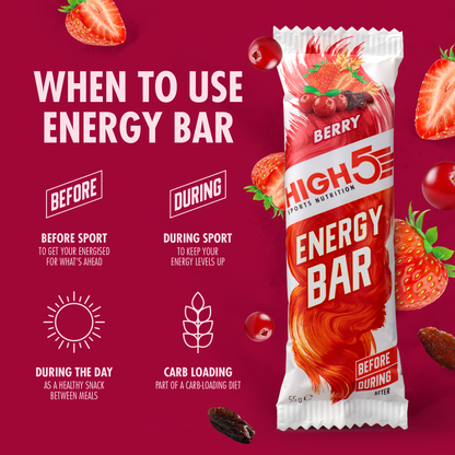 Energieriegel HIGH5 ENERGY BAR (55g) Rote Früchte